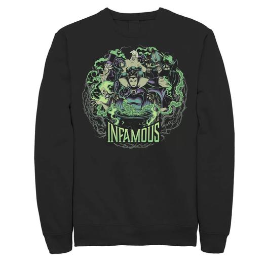Мужской свитшот Disney Villains Infamous Evil Group Licensed Character
