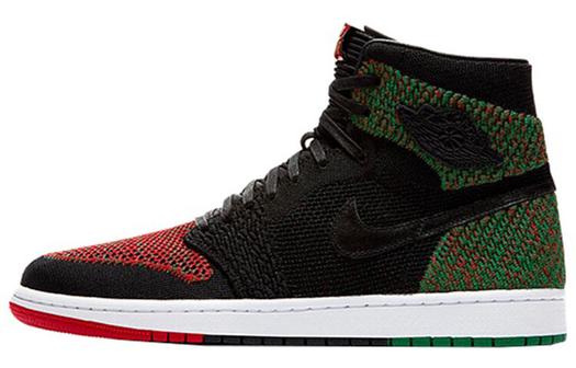 Кроссовки Jordan 1 Retro High Flyknit Black History Month 2018
