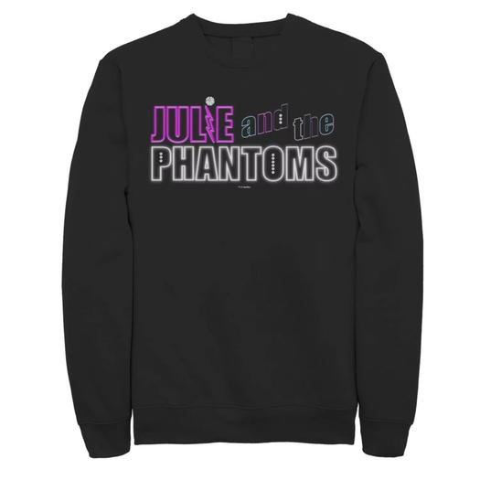 Мужской свитшот с неоновым логотипом Julie And The Phantoms Licensed Character