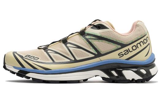 Кроссовки Salomon XT-6 Hiking Unisex, светло-бежевый/синий/черный