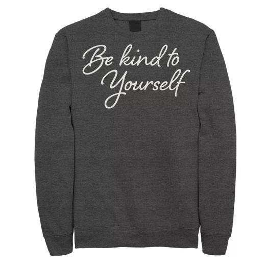 Мужской свитшот с надписью Fifth Sun Kind To Yourself Licensed Character