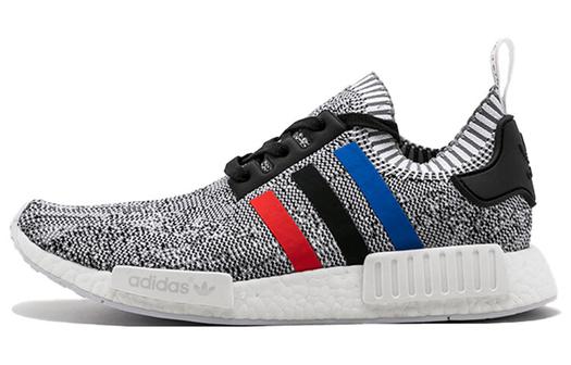 Кроссовки Adidas Originals Nmd R1 Tri Color Stripes White