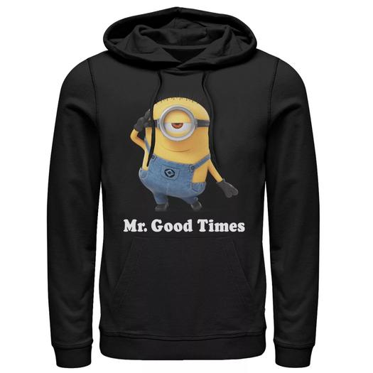 Мужской пуловер с капюшоном Minions Mr. Good Times Licensed Character
