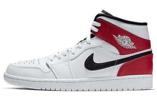 Кроссовки Air Jordan 1 Mid 'White Chicago'