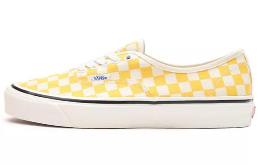 Кроссовки Vans Authentic 44 Dx Anaheim Factory Yellow Checkerboard