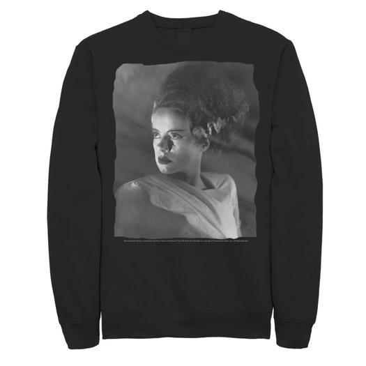 Мужской универсальный свитшот с классическим портретом Monsters Bride Of Frankenstein Licensed Character
