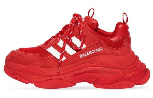 Кроссовки Balenciaga Triple S X Adidas 'Red'