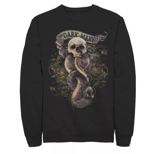 Мужской свитшот Harry Potter Skully Dark Mark
