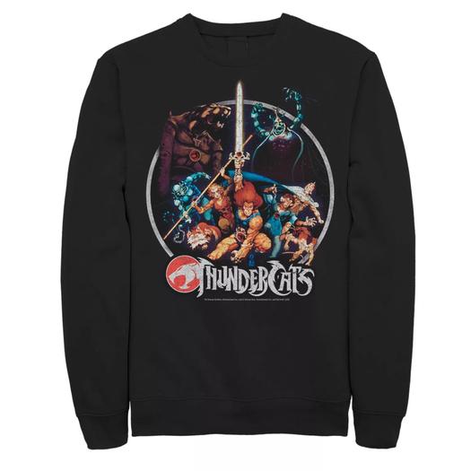 Мужской свитшот ThunderCats Group Shot Vintage Circle Licensed Character