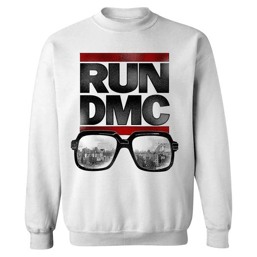 Мужской свитшот с логотипом Run DMC NYC Glasses Licensed Character