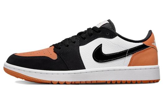 Кроссовки Jordan Air Jordan 1 Lifestyle Unisex, белый/черный/оранжевый