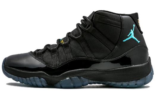 Кроссовки Jordan Air Jordan 11 Vintage Basketball Unisex, черный/темно-зеленый
