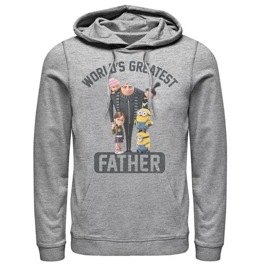 Мужской пуловер с капюшоном Despicable Me Minions Greatest Father Licensed Character