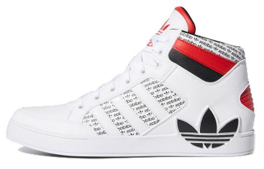 Кроссовки Adidas Originals Hardcourt Unisex, белый/черный/красный