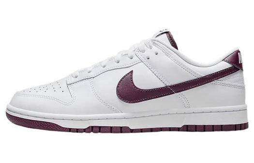 Кроссовки Nike Dunk Low, белый/темно-бордовый