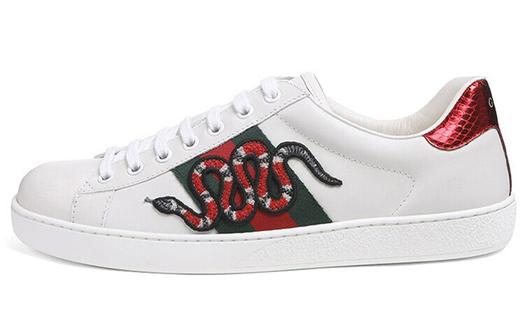Кроссовки мужские Gucci ACE, Низкие, Белые