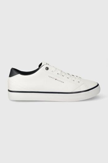 Кожаные кроссовки TH HI VULC CORE LOW LEATHER ESS Tommy Hilfiger, белый
