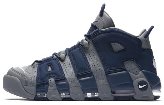 Кроссовки Nike Air More Uptempo Cool Grey Midnight Navy