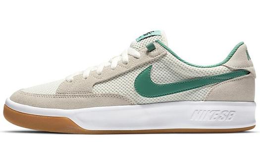 Кроссовки Nike SB Adversary, белый/темно-зеленый