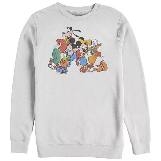 Мужской свитшот в стиле 90-х с Микки и друзьями Disney's Licensed Character