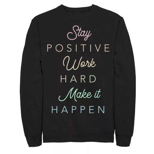 Мужской свитшот Stay Positive Licensed Character