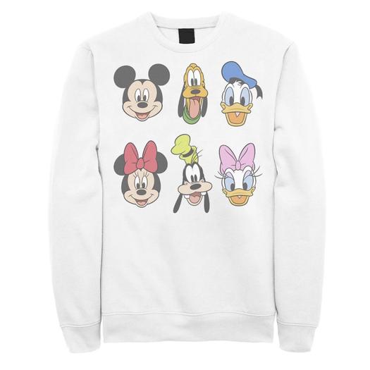 Мужской свитшот Disney Mickey & Friends Group Shot Heads
