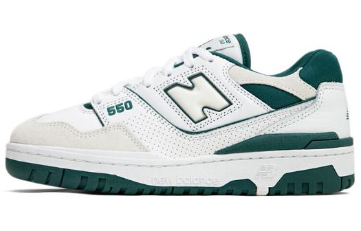 Баскетбольные кроссовки New Balance NB 550 Vintage Unisex, белый/зеленый