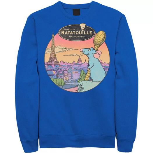 Мужской свитшот Over Look Paris Disney/Pixar Ratatouille Licensed Character