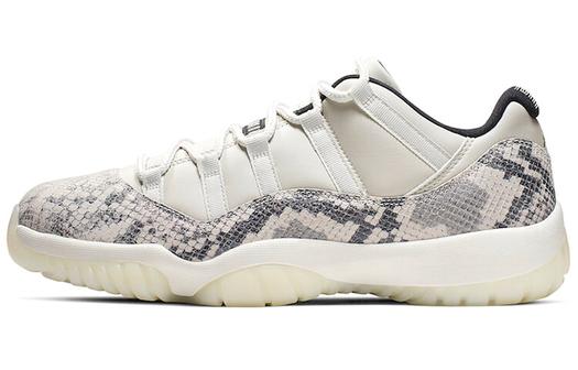 Кроссовки Air Jordan 11 Retro Low 'Light Bone Snakeskin'