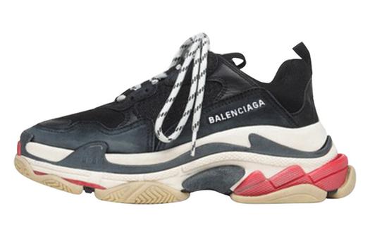 Кроссовки Balenciaga Triple S Sneaker 'Black Red' 2018