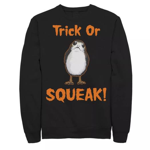 Мужской свитшот на Хэллоуин с изображением Звездных войн Trick Or Squeak Star Wars