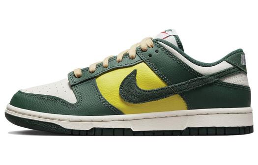 Кроссовки Nike Dunk Low SE, зеленый/желтый