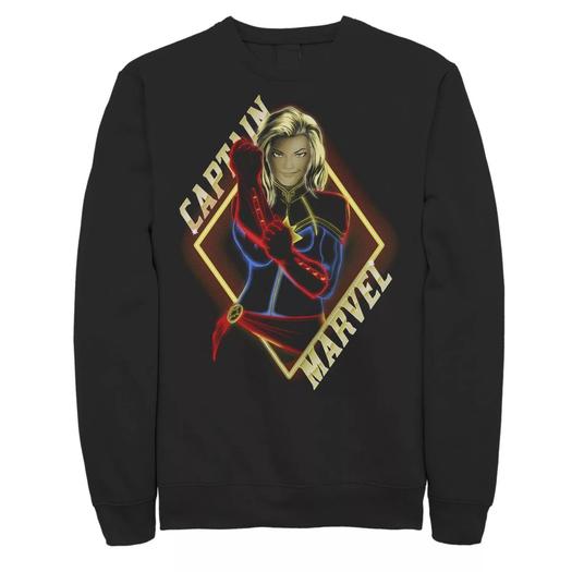 Мужской свитшот Captain Bold Neon Marvel