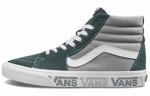 Кроссовки Vans Sk8 Hi Grey Green