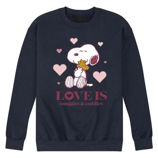 Мужской свитшот Peanuts Snuggles and Cuddles Licensed Character