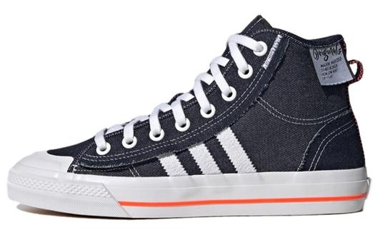 Кроссовки Adidas Originals Nizza Hi RF - классика в дениме