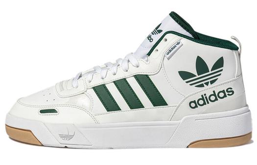 Кроссовки Adidas Originals Post Up Skateboarding Unisex, белый/зеленый