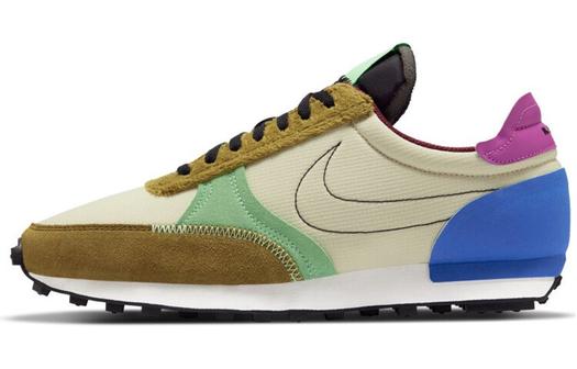 Кроссовки Nike Daybreak Type Fossil Illusion, бежевый/зеленый