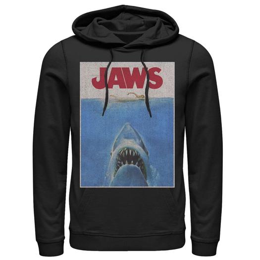 Мужская классическая толстовка с капюшоном в стиле ретро Jaws Attack Shark Attack Licensed Character