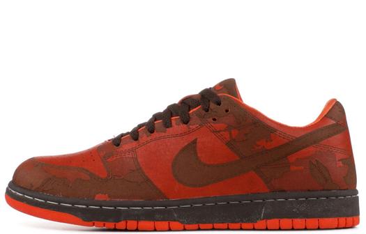 Кроссовки Nike Dunk Low 1 Piece, коичневый/красный