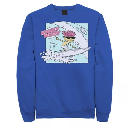 Мужской свитшот Nickelodeon Rocket Power Otto Woogidy Woogidy Surfs Up Licensed Character