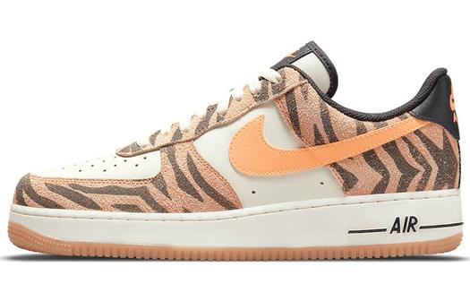 Кроссовки Nike Air Force 1 Low, кремовый/оранжевый