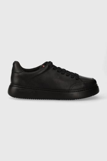 Кроссовки Camper Runner K21, кожаные, черные
