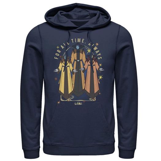 Мужская толстовка с капюшоном Marvel Loki Time Keepers For All Time Quote Licensed Character