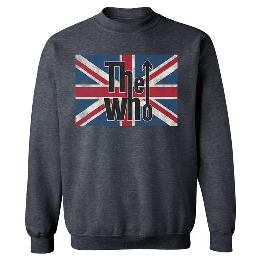 Мужская темная толстовка The Who Union Jack Licensed Character