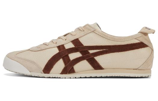 Кроссовки Onitsuka Tiger Mexico 66, бежевый/коричневая замша