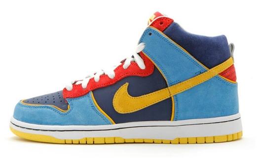 Кроссовки Nike Sb Dunk High Pacman, синий/голубой