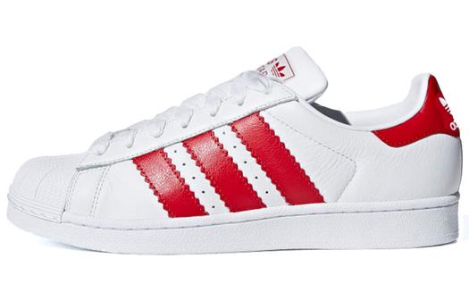 Кроссовки Adidas Originals Superstar Cloud White Scarlet