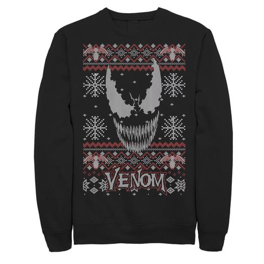 Мужской свитшот Marvel Venom Grin Ugly Christmas Licensed Character