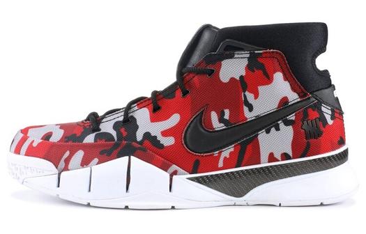 Кроссовки Nike Kobe 1 Protro Undefeated Red Camo Santa Monica